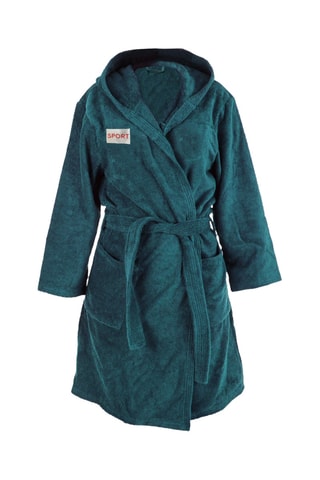 Roupão com capuz - Verde