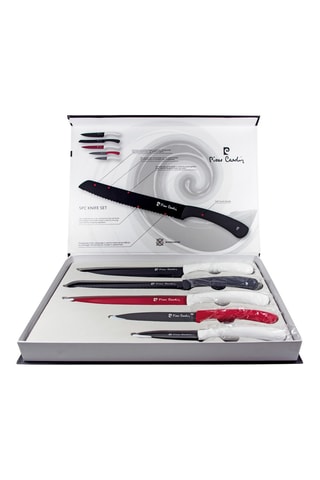 Conjunto de 5 facas em aço inoxidável