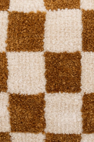 Almofada - Castanho e branco - 58 x 38 cm