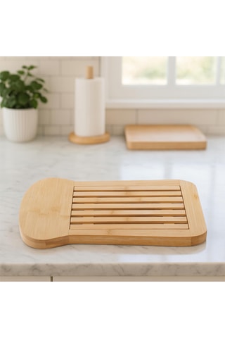 Tábua de corte de bambu - 34 x 26 x 2 cm