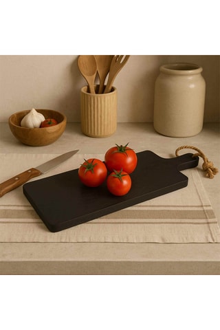 Tábua de cortar em madeira de seringueira - 50 x 15 cm