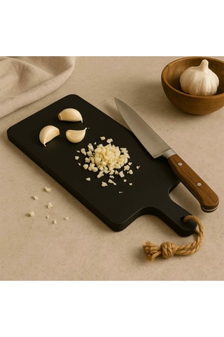 Tábua de cortar em madeira de seringueira - 50 x 15 cm