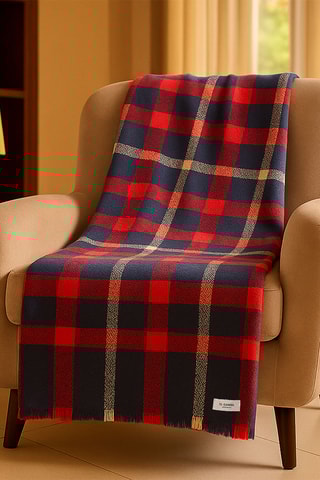 Manta - Azul e vermelho