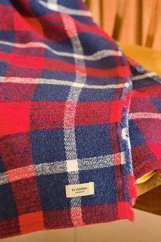 Manta - Azul e vermelho