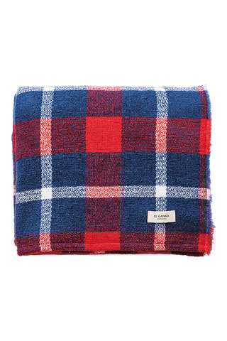 Manta - Azul e vermelho