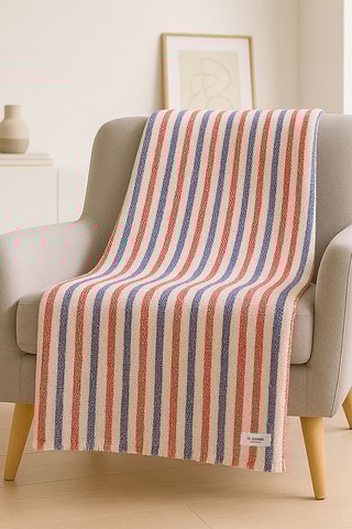 Manta - Azul e vermelho