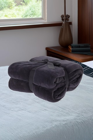 Manta - Antracite - 180 x 220 cm