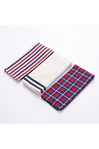 6 panos de cozinha - Branco