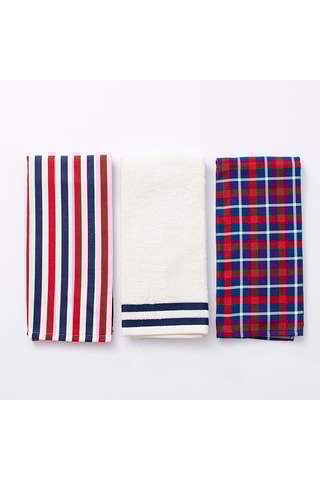 6 panos de cozinha - Branco