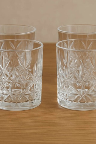 4 copos de whisky - 23 cl