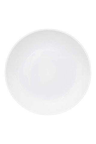 6 pratos rasos descartáveis - 25 cm