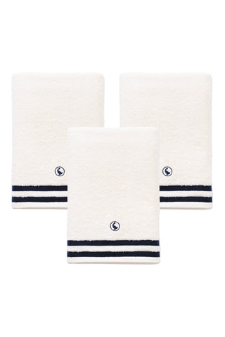 3 toalhas de duche - Branco - 70 x 140 cm