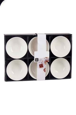 6 tigelas em porcelana - 25 cl