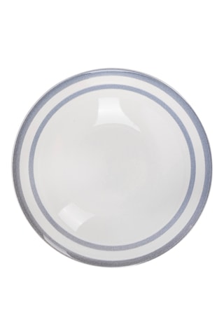 3 pratos de sobremesa em porcelana - 20 cm