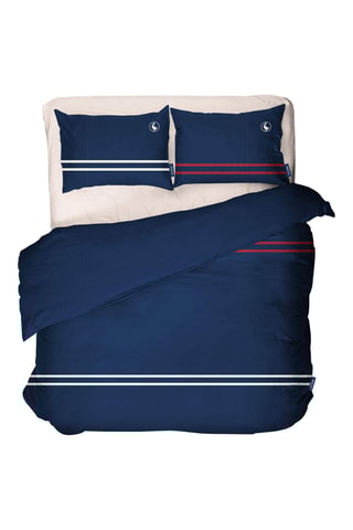 Conjunto de edredão em algodão 71 fios/cm² - Azul-marinho
