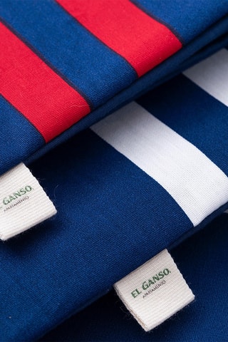 Conjunto de edredão em algodão 71 fios/cm² - Azul-marinho