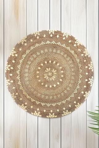 Tapis - Naturel et doré