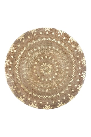 Tapis - Naturel et doré