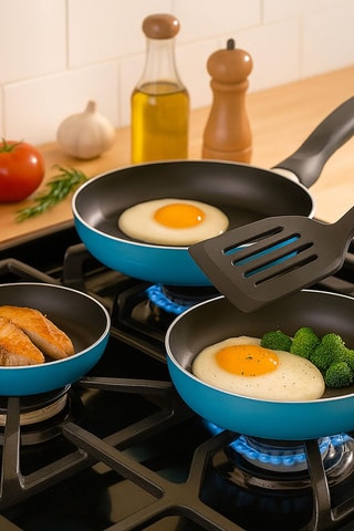 3 frigideiras - 16, 20 e 24 cm