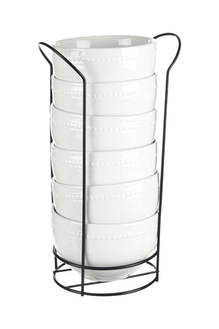 6 tigelas em porcelana - 80 cl