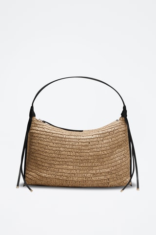 Borsa a spalla in pelle di montone - Beige