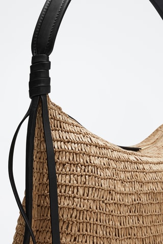 Borsa a spalla in pelle di montone - Beige