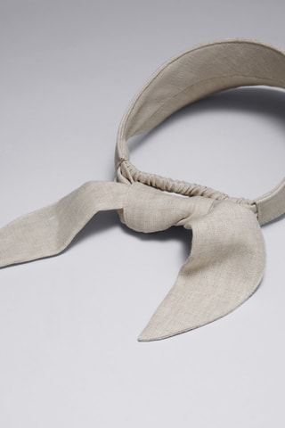 Cappellino in lino - Bianco