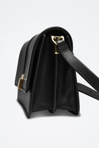 Borsa a tracolla in pelle - Nero