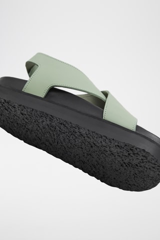 Sandali in pelle - Verde