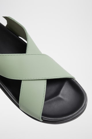 Sandali in pelle - Verde