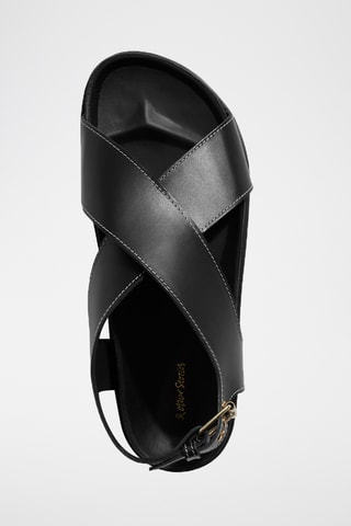 Sandali in pelle - Nero