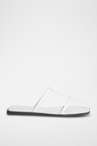 Sandali in pelle - Bianco