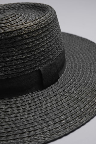 Cappello di paglia - Nero