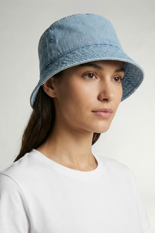 Cappello da pescatore in jeans - Azzurro
