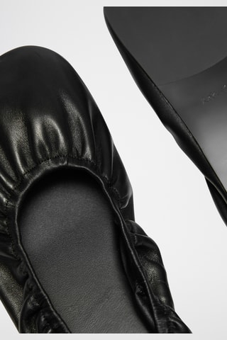 Ballerine in pelle - Nero