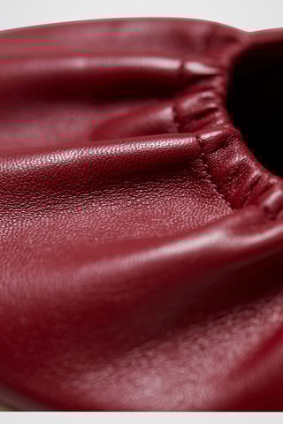 Ballerine in pelle di montone - Rosso