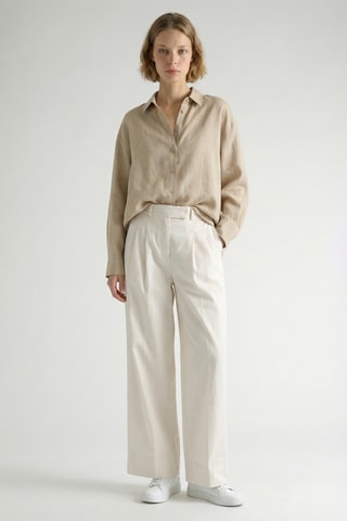 Pantaloni wide legs - Bianco