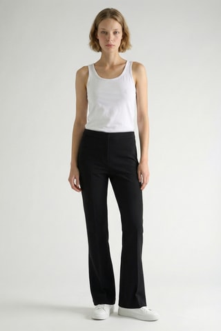 Pantaloni flare - Nero