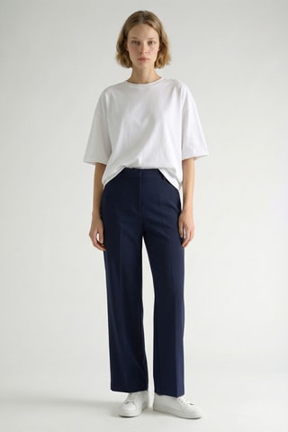 Pantaloni wide legs - Navy