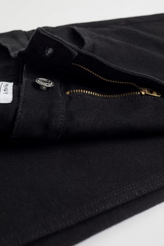 Jeans slim a vita alta - Nero