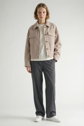 Giacca in lana - Beige