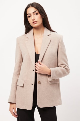 Giacca in lana - Beige