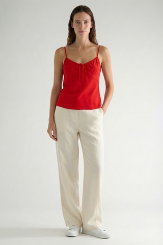 Top slim - Rosso