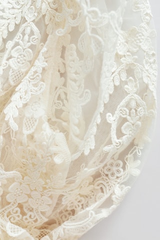 Top in pizzo - Ecrù