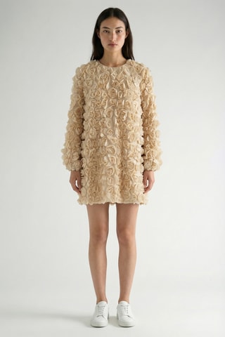 Abito taglio dritto - Beige