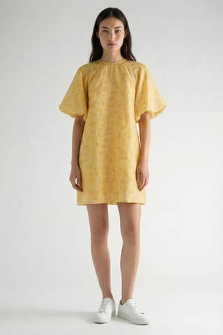 Abito a trapezio - Giallo