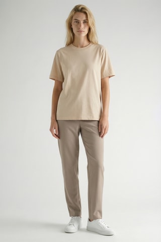 T-shirt relaxed - Beige