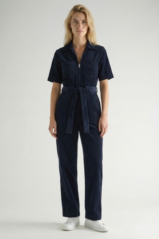 Tuta in velluto - Navy