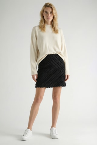 Jupe droite - Noir