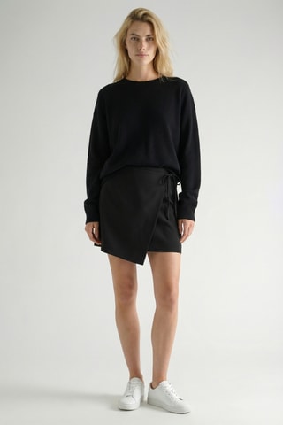 Jupe portefeuille - Noir